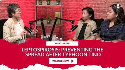 Leptospirosis: Preventing the Spread After Typhoon Tino