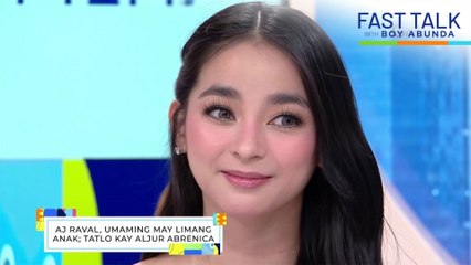 Fast Talk with Boy Abunda: AJ Raval, nilinaw ang bilang ng mga anak (Episode 725)