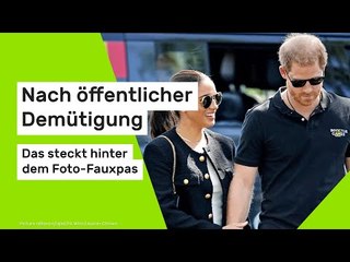 Nach öffentlicher Demütigung - das steckt hinter dem Foto-Fauxpas