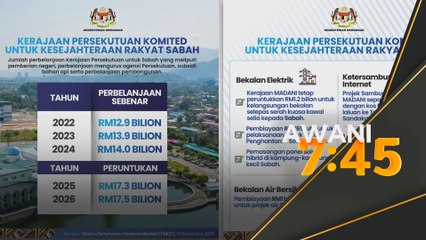 Kerajaan Persekutuan peruntuk RM17.5 bilion untuk Sabah
