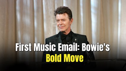 When David Bowie Sent the First Music Email