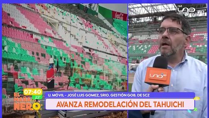 AVANZA LA REMODELACION DEL ESTADIO TAHUICHI