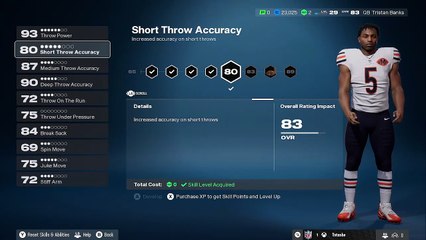 Upgrading My Character (Madden NFL 26)