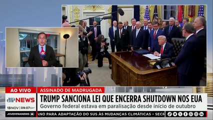 Trump sanciona fim da paralisação mais longa da história dos EUA