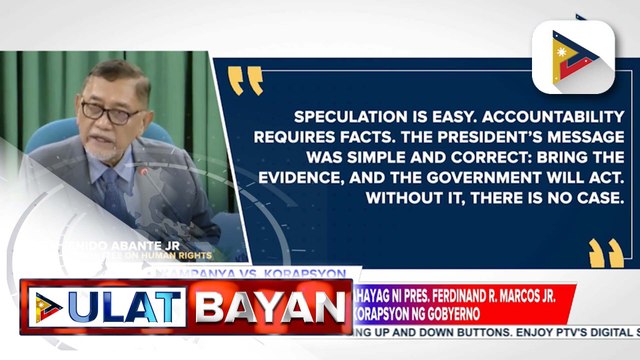 Ilang kongresista, suportado ang pahayag ni PBBM ukol sa kampanya kontra korapsyon ng gobyerno | ulat ni Mela Lesmoras