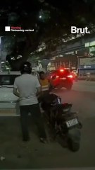 Sanitation Worker thrashed