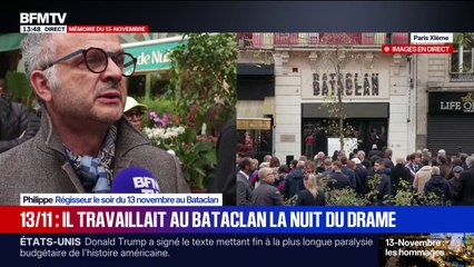 13-Novembre: "On ne guérit pas", témoigne Philippe, régisseur du Bataclan le soir des attentats