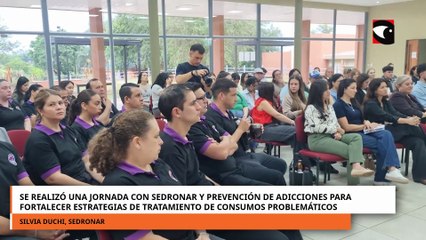 Jornada con Sedronar y Prevención de Adicciones para fortalecer estrategias de tratamiento