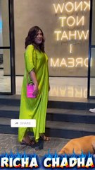 Bollywood Actress Richa Chadha Seen After a Long Time🥰