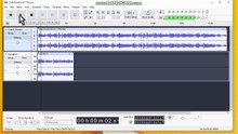 Audacity How to lower volume of section