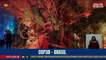 Venezuela participa con movimientos ecológicos y representantes indígenas en la COP30 en Brasil