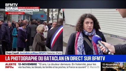 "Il fallait que je retourne faire des photos au Bataclan", raconte Marion Ruszniewski, photographe du Bataclan