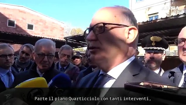 Gualtieri: Per il Quarticciolo e' solo l'inizio, fine lavori entro il 2027