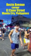 Recto Avenue corner Elcano Street in Manila City in the Philippines