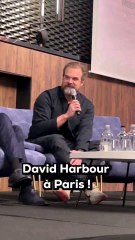 David Harbour en Exclusivité à Paris ! 🎬