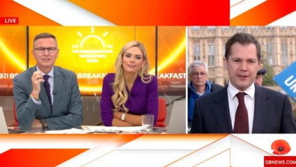 Robert Jenrick’s live TV interview interrupted by Sooty and Sweep anti-Brexit campaigners