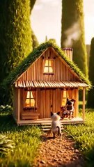 Tiny Cats World 🌿 | Mini Cat Life in a Magical Place | Cute and Adorable Cat Short Video