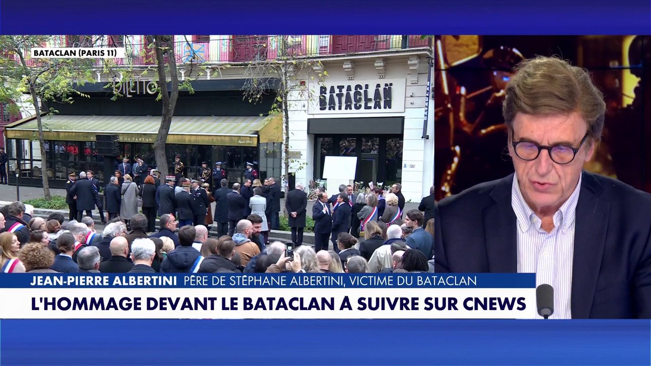 Jean-Pierre Albertini, père d'une victime du Bataclan, raconte son cauchemar du 13 novembre 2015