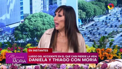 La pregunta al hueso de Moria Casán a Danela Celis y Thiago Medina si se reconciliaron: cómo reaccionaron