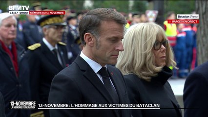 Attentats du 13-Novembre: une minute de silence observée lors de l'hommage au Bataclan