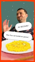 Risotto au safran et feuilles d'or