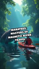Manatees: Masters of Magnetic River Travel