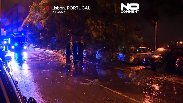 Storm Claudia triggers severe flooding and power outages across Portugal