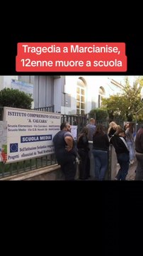 Tragedia a Marcianise, 12enne muore a scuola.#scuola #ragazzina #morta #marcianise #ansa #tg #cronaca #giallo #italiatiktok #socialnews #perteeeee #tiktoknews #perteeeee #daytime #news