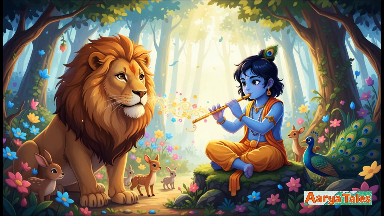 Krishna Tales #3 - शेर और कृष्ण