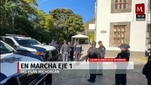 Llegan elementos de seguridad para activar el Eje 1 del Plan Michoacán