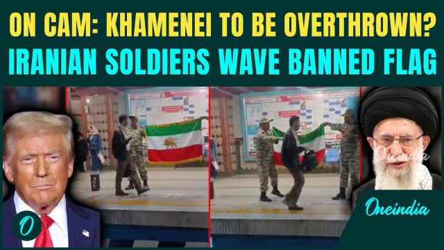 U.S-Backed Coup Against Khamenei? Iranian Soldiers in Uniform Defy Khamenei, Raise Lion & Sun Flag