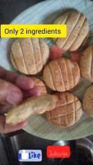 Only 2 ingredients egg cookies 🍪 samolina and egg biscuit at home