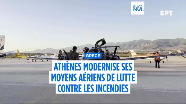 Lutte contre les incendies : la Grèce reçoit trois avions modernes de reconnaissance aérienne