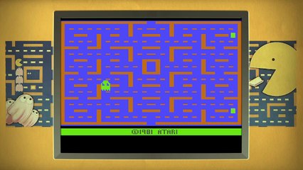 K2R2 Gameplay: Pac-Man (Atari 2600)