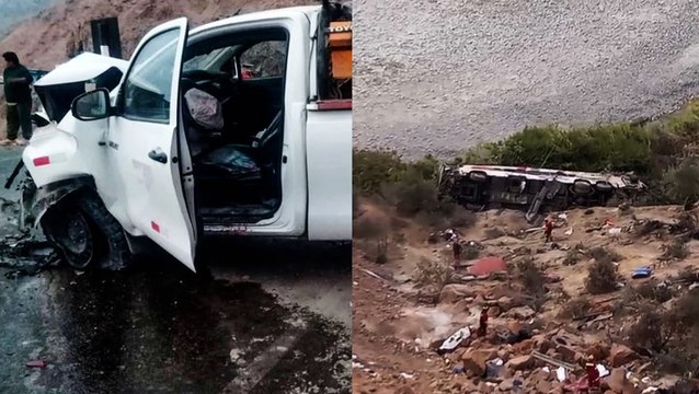 37 Dead After Passenger Bus Falls 650 Feet into a Ravine Following Crash with Pickup Truck on 'Rugged' Curve