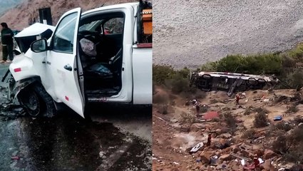 37 Dead After Passenger Bus Falls 650 Feet into a Ravine Following Crash with Pickup Truck on 'Rugged' Curve