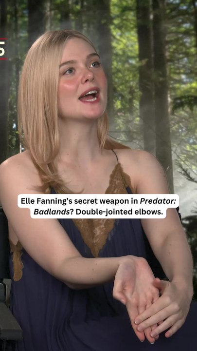 Elle Fanning’s Secret Weapon in 'Predator: Badlands'? Double-Jointed Elbows.