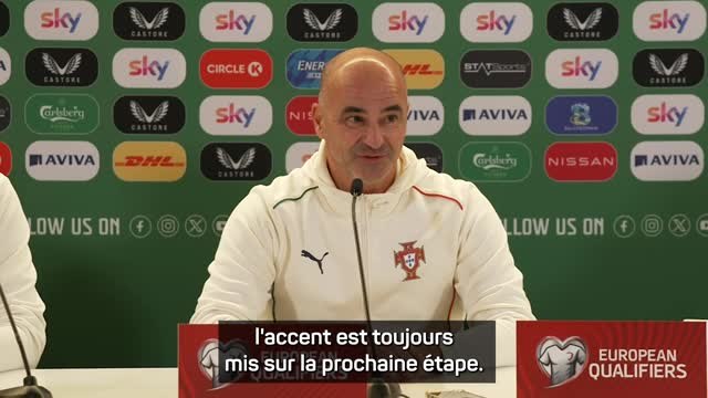 Portugal - Roberto Martinez : Nous ne sommes pas distraits par «la dernière Coupe du monde de Cristiano»