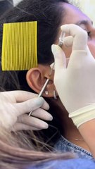 Unleash Your Edge with a Tragus Piercing #earpiercing #traguspiercing #nosepiercing #helixpiercing