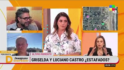 Griselda Siciliani habló del problema que enfrentan con Luciano Castro para construir su nido de amor costero