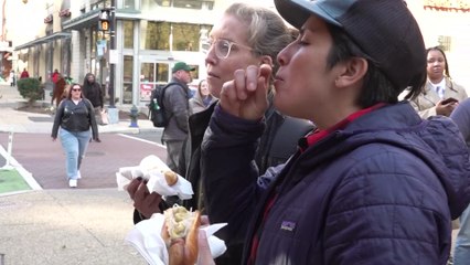 Federal worker finds silver lining in shutdown with hot dog venture