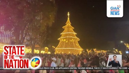 Ilang lansangan sa makati, sinimulan nang pailawan at bihisan ng Christmas displays | SONA