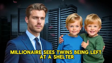 "Millionaire’s Shocking Encounter with Abandoned Twins 😢💔"