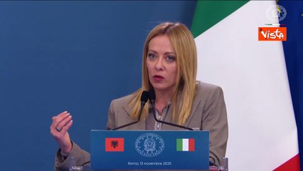 Meloni: Protocollo Italia-Albania può cambiare il paradigma della gestione dell'immigrazione