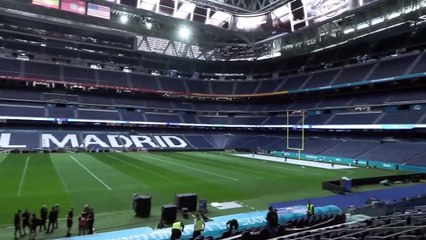 Así está el Bernabeú a solo días del juego de NFL en España