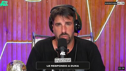 Azzaro apuntó con todo contra Duka