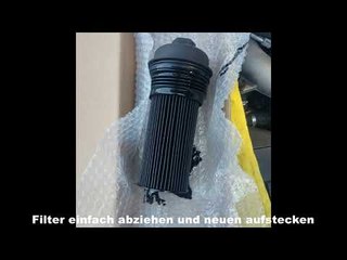 Ölwechsel VW Phaeton 3 0 V6 TDI   Absaugen mit Pumpe Inspektion, Service