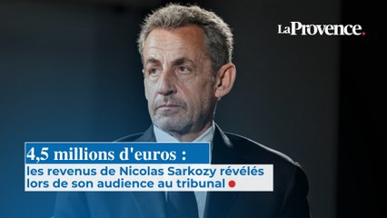 4,5 millions d'euros : les revenus de Nicolas Sarkozy révélés lors de son audience au tribunal