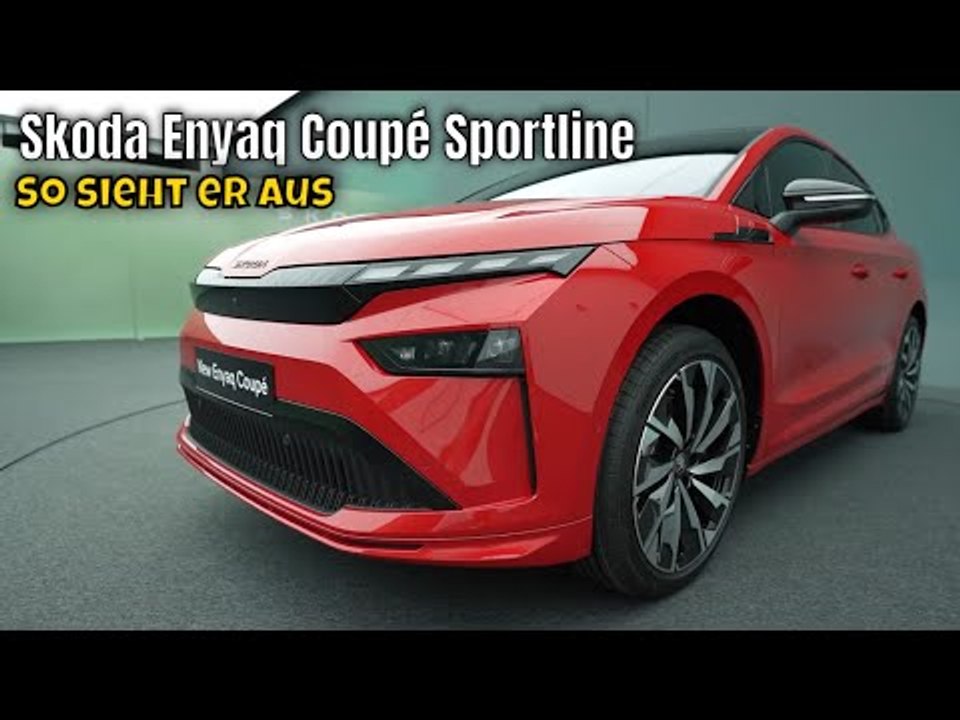 2025 Škoda Enyaq Coupé Sportline Weltpremiere – Sportlicher Look & Alltagskomfort