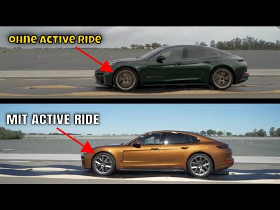 Funktionsweise vom Porsche Panamera Active Ride Fahrwerk